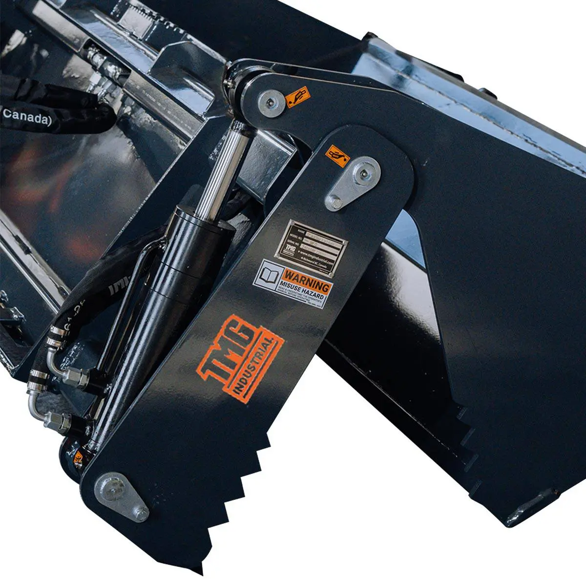 Skid Steer 4-in-1 Bucket, 30" Maximum Opening, 1545 Lb Load Capacity, TMG-SBF72 - Image 7