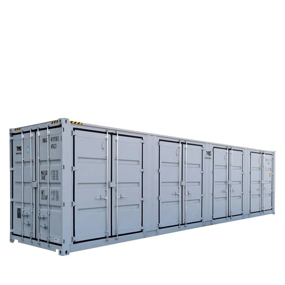 40-Foot High Cube Shipping Container with 4 Side Doors – One-Way Use Sea Can TMG-SC40S - Image 7
