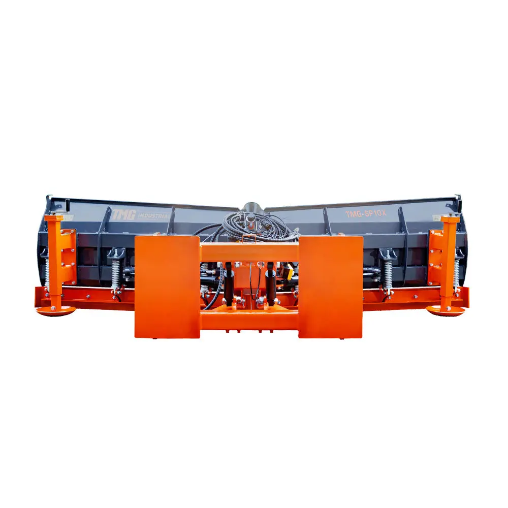 10' U/V Angle Blade Snowplow, Metal Edges, 6 Positions, Accumulator & Solenoid Valve, 40-90 HP Tractors, TMG-SP10X - Image 5