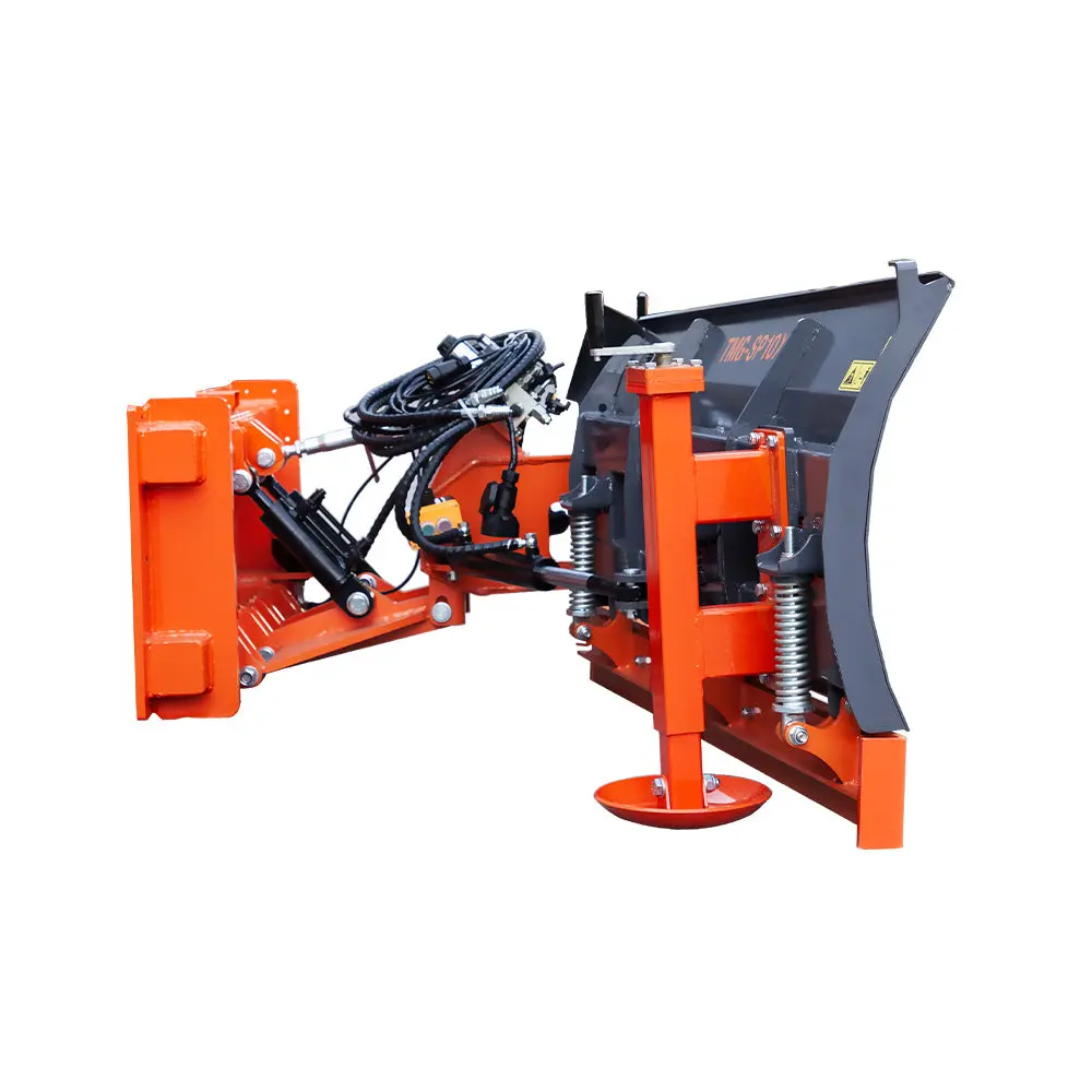 10' U/V Angle Blade Snowplow, Metal Edges, 6 Positions, Accumulator & Solenoid Valve, 40-90 HP Tractors, TMG-SP10X - Image 6