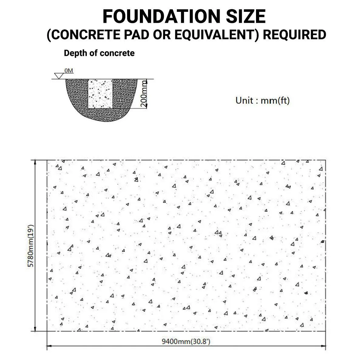 18' x 30' RV Carport Motorhome Storage Shelter, 17 oz PVC Fabric Cover, Front Roll-Up Door, Enclosed Rear Wall, 3-Layer Galvanized Steel Frame, 13' Straight Sidewalls, TMG-ST1830 - Image 5